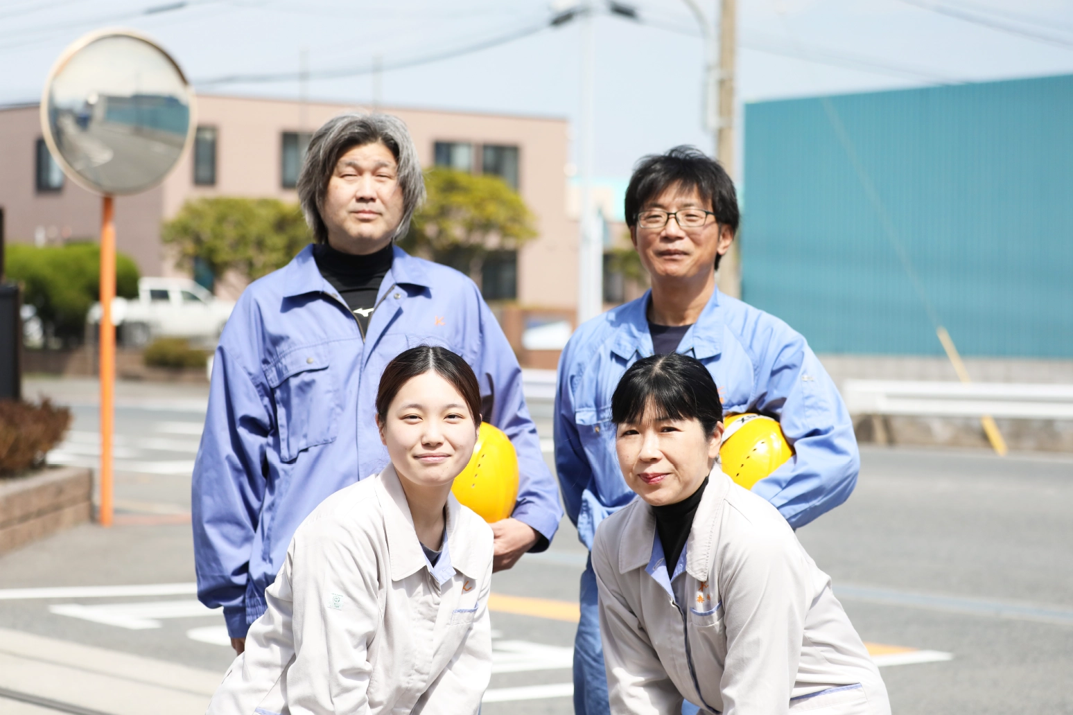 採用メッセージのスタッフ写真